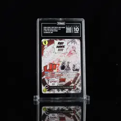 ONE PIECE ALTERNATE ART #114 GUM-GUM FIRE-FIST PISTOL RED HAWK TAG PRISTINE 10 - Image 1