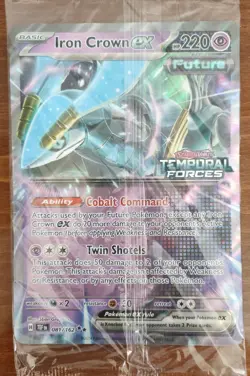 JUMBO Iron Crown ex 081/162 Temporal Forces Exclusive Promo Pokemon Card * New - Image 1
