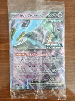 JUMBO Iron Crown ex 081/162 Temporal Forces Exclusive Promo Pokemon Card * New - Image 3