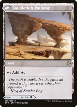 Branchloft Pathway // Boulderloft Pathway [Zendikar Rising] Foil Near Mint - Image 2