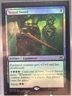 Vorpal Sword Adventures in the Forgotten Realms Foil MTG - Image 2