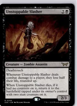 Unstoppable Slasher (0294) Duskmourn: House of Horror Regular NM R 0294 - Image 1