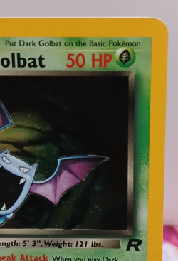 Dark Golbat 7/82 Team Rocket Holo Pokemon Vintage LP+ - Image 3