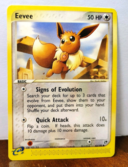 POKEMON EEVEE 63/100 EX SANDSTORM LP-NM - Image 1