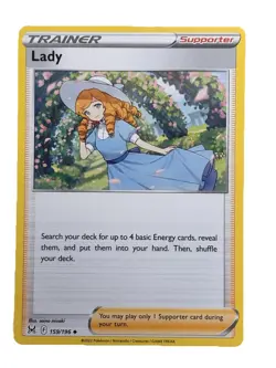 New: 2022 Pokemon TCG Lady 159 Swsh11: Lost Origin Regular Uncommon - Image 1