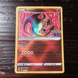 Radiant Charizard 011/078 - Pokemon Go Sword & Shield Radiant Rare NM - Image 1