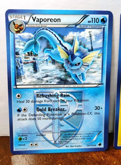 POKEMON PLASMA FREEZE EEVEELUTIONS ESPEON 48/116 JOLTEON 31/116 VAPOREON 20/116 - Image 2