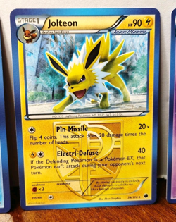 POKEMON PLASMA FREEZE EEVEELUTIONS ESPEON 48/116 JOLTEON 31/116 VAPOREON 20/116 - Image 3