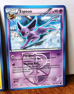 POKEMON PLASMA FREEZE EEVEELUTIONS ESPEON 48/116 JOLTEON 31/116 VAPOREON 20/116 - Image 4