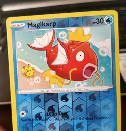 POKEMON MAGIKARP 039/192 REVERSE HOLO REBEL CLASH LP-NM PIKACHU IN BACKGROUND - Image 5