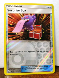 POKEMON SURPRISE BOX 187/214 REVERSE HOLO UNBROKEN BONDS GENGAR LP-NM - Image 1