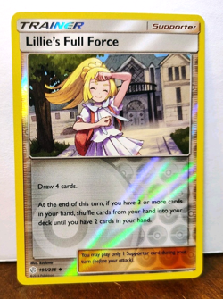 POKEMON LILLIE'S FULL FORCE 196/236 REVERSE HOLO COSMIC ECLIPSE NM NEAR MINT - Image 1