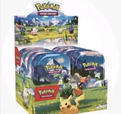 Pokemon TCG: Mega Evolution Ascended Heroes - 10 Sealed Mini Tin Box New - Image 1