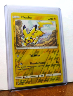POKEMON PIKACHU 40/147 REVERSE HOLO BURNING SHADOWS LP - Image 5