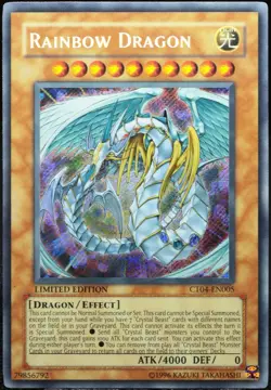 Yu-Gi-Oh! Rainbow Dragon CT04-EN005 Secret Rare LTD [EX-NM] American | EN 2007 - Image 1