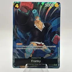 [NM] Franky Parallel R OP10-090 – One Piece TCG – Royal Blood – Black - Image 1
