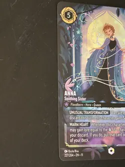 Disney Lorcana - Anna - Soothing Sister - Winterspell - Enchanted -227/204 - Image 5