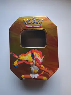 2007 Pokemon Trading Card Game Infernape Lv.X collector's Tin Only - Image 1