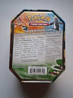 2007 Pokemon Trading Card Game Infernape Lv.X collector's Tin Only - Image 3