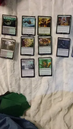 Magic: The Gathering Wizards 10 English Standard Card Lot - Image 1