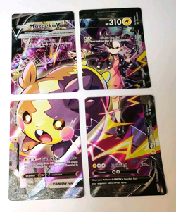 POKEMON MORPEKO V-UNION 4 CARD PROMO SET SWSH287 SWSH288 SWSH289 SWSH290 LP-NM - Image 1