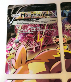 POKEMON MORPEKO V-UNION 4 CARD PROMO SET SWSH287 SWSH288 SWSH289 SWSH290 LP-NM - Image 2