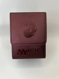 Magic the Gathering MTG Mana Flip Deck Box Ultra Pro RED Magnetic - 100 Cards - Image 1