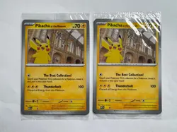 Pikachu At The Museum JUMBO Promo card - Sealed - Pokemon TCG X2 - Image 1