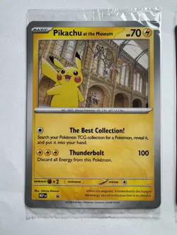 Pikachu At The Museum JUMBO Promo card - Sealed - Pokemon TCG X2 - Image 3