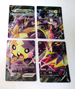POKEMON MORPEKO V-UNION 4 CARD PROMO SET SWSH287 SWSH288 SWSH289 SWSH290 LP-NM - Image 1