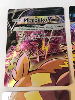 POKEMON MORPEKO V-UNION 4 CARD PROMO SET SWSH287 SWSH288 SWSH289 SWSH290 LP-NM - Image 2