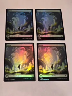 4x Forest (291) - Foil - Foundations - Near Mint - Magic the Gathering - Image 1