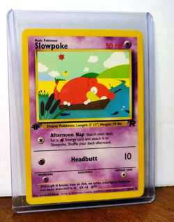 POKEMON SLOWPOKE 67/82 1ST EDITION TEAM ROCKET LP - Image 5