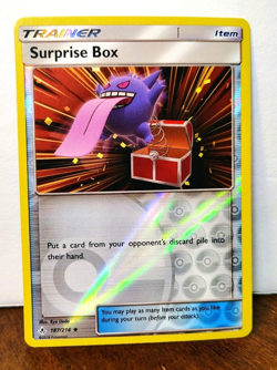 POKEMON SURPRISE BOX 187/214 REVERSE HOLO UNBROKEN BONDS GENGAR MP-HP - Image 1