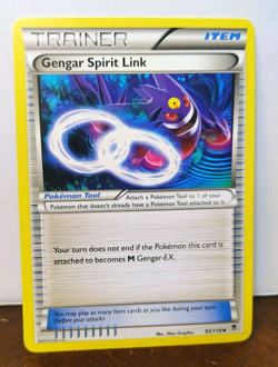 POKEMON GENGAR SPIRIT LINK 95/119 TRAINER XY PHANTOM FORCES LP - Image 1