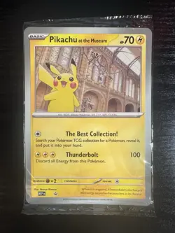 Pokemon TCG Pikachu At The Museum Promo | Sealed | Ready To Ship✅ - Image 1