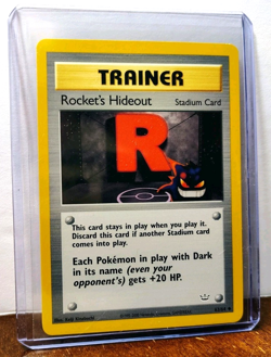 POKEMON ROCKET'S HIDEOUT 63/64 TRAINER NEO REVELATION LP GENGAR - Image 5