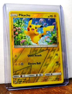 POKEMON PIKACHU 19/68 REVERSE HOLO HIDDEN FATES LP-NM - Image 5