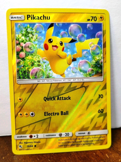 POKEMON PIKACHU 19/68 REVERSE HOLO HIDDEN FATES NM NEAR MINT - Image 1
