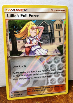 POKEMON LILLIE'S FULL FORCE 196/236 REVERSE HOLO COSMIC ECLIPSE LP - Image 1