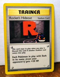 POKEMON ROCKET'S HIDEOUT 63/64 TRAINER NEO REVELATION MP GENGAR - Image 1