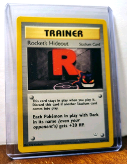 POKEMON ROCKET'S HIDEOUT 63/64 TRAINER NEO REVELATION LP-NM GENGAR - Image 5