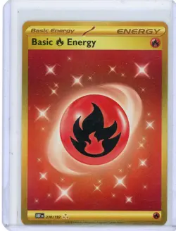 Pokemon: Basic Fire Energy - 230/197 - SV03: Obsidian Flames Hyper Rare GOLD ! - Image 1