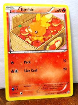 POKEMON TORCHIC RC5/RC25 LEGENDARY TREASURES RADIANT COLLECTION LP - Image 1