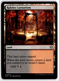 Rakdos Carnarium NM ECC Commander: Lorwyn Eclipsed MTG - Image 1