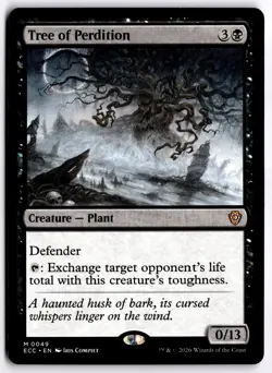 Tree of Perdition NM ECC Commander: Lorwyn Eclipsed MTG - Image 1