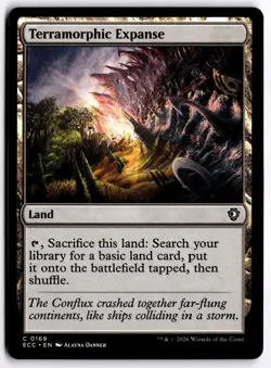Terramorphic Expanse NM ECC Commander: Lorwyn Eclipsed MTG - Image 1