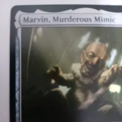 MTG Rare Marvin, Murderous Mimic Magic the Gathering Duskmourn House of Horror - Image 2