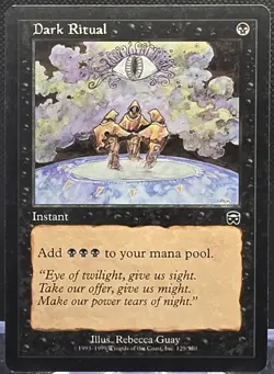 Dark Ritual #129 Mercadian Masques Regular Common NM - Image 1