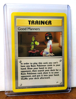 POKEMON GOOD MANNERS 111/132 TRAINER GYM HEROES LP - Image 5